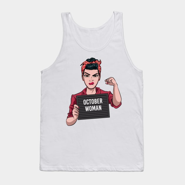 October Woman Tank Top by Surta Comigo